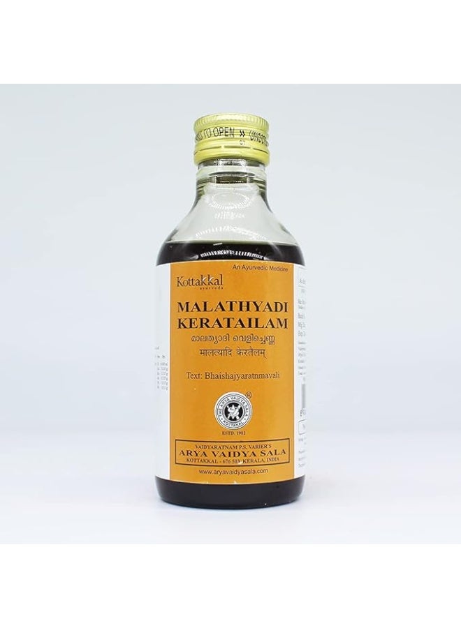 kottakkal Malathyadi kera tailam 200ml - Image 1